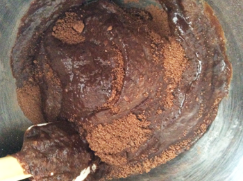 Almond Flour Chocolate Brownie Batter
