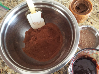 Wet Ingredients Chocolate Brownie