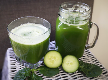 Cucumber Spinach Celery Kiwi Juice