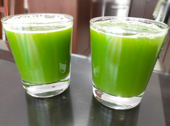 cucumber apple celery coriander-juice